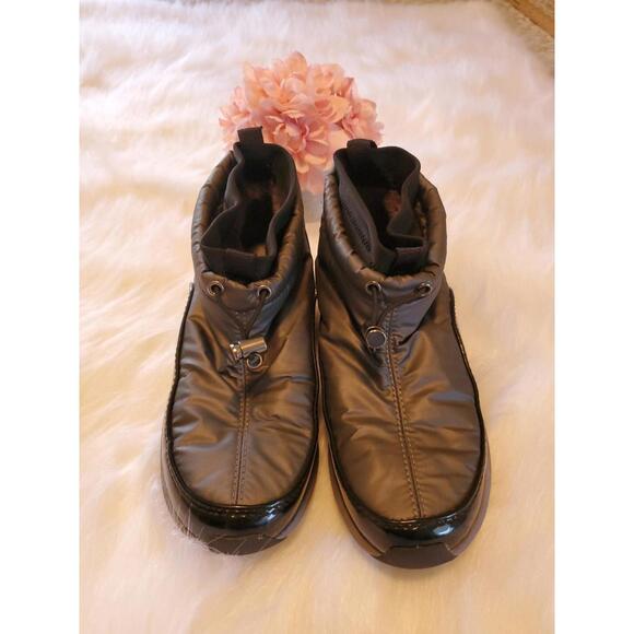 Sporto Waterproof Barefoot Wool Womens Boots Black/Gray  SZ. 5.5 - Picture 1 of 8